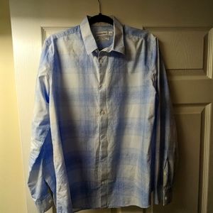 Calvin Klein Blue Button Down Shirt